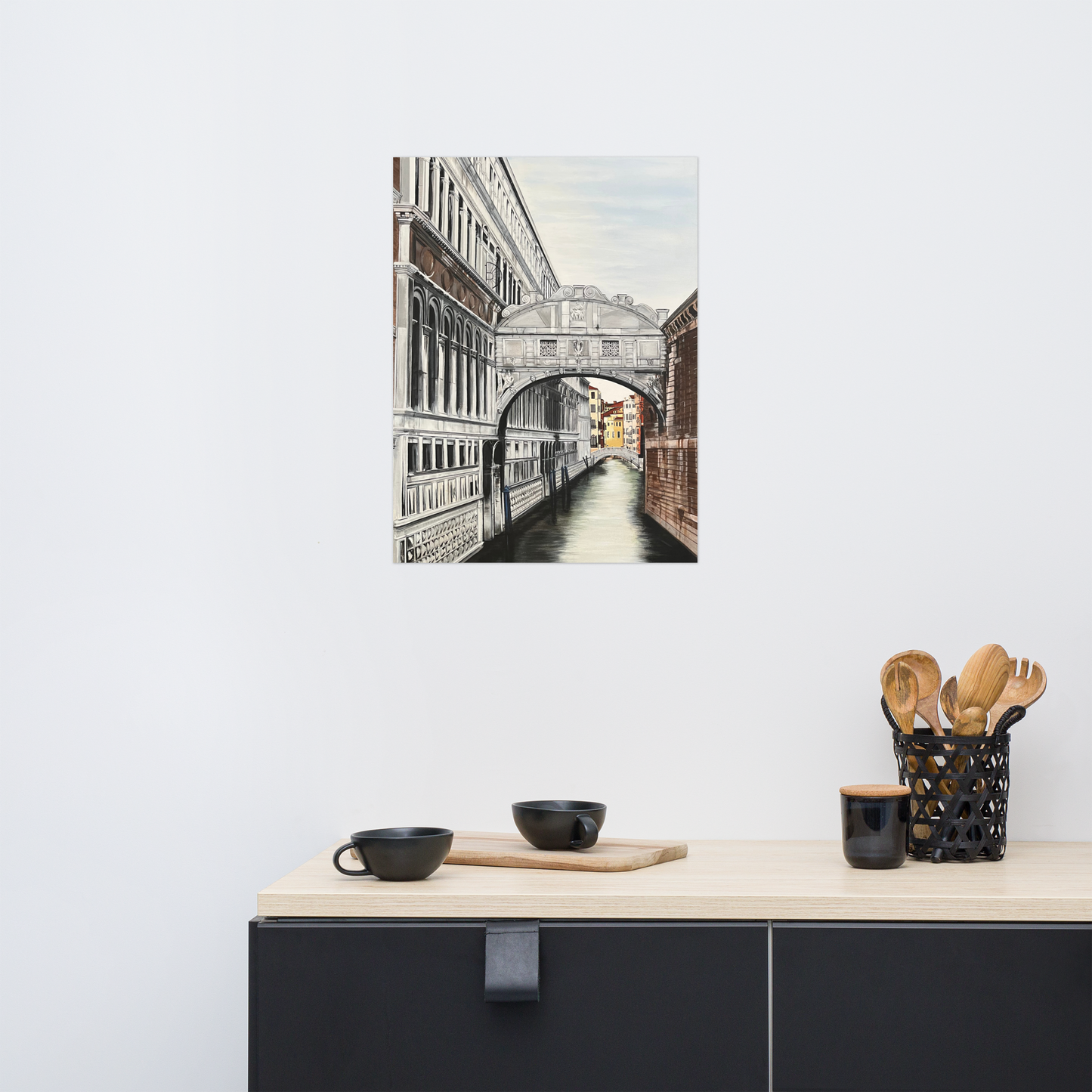 Original ©allahan Art "Bridge of Sighs" Poster/Print