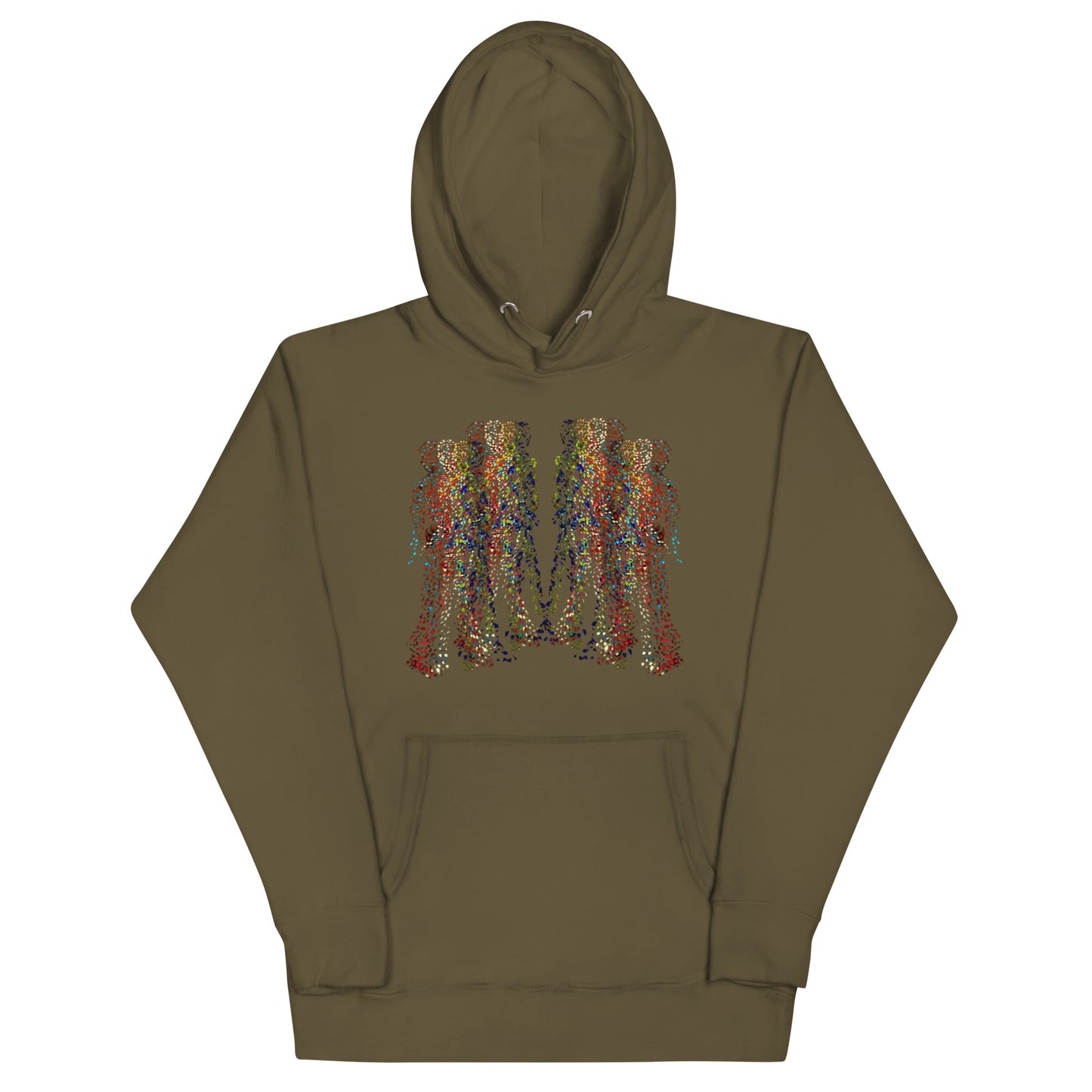 Multi-Dimensional Unisex Hoodie