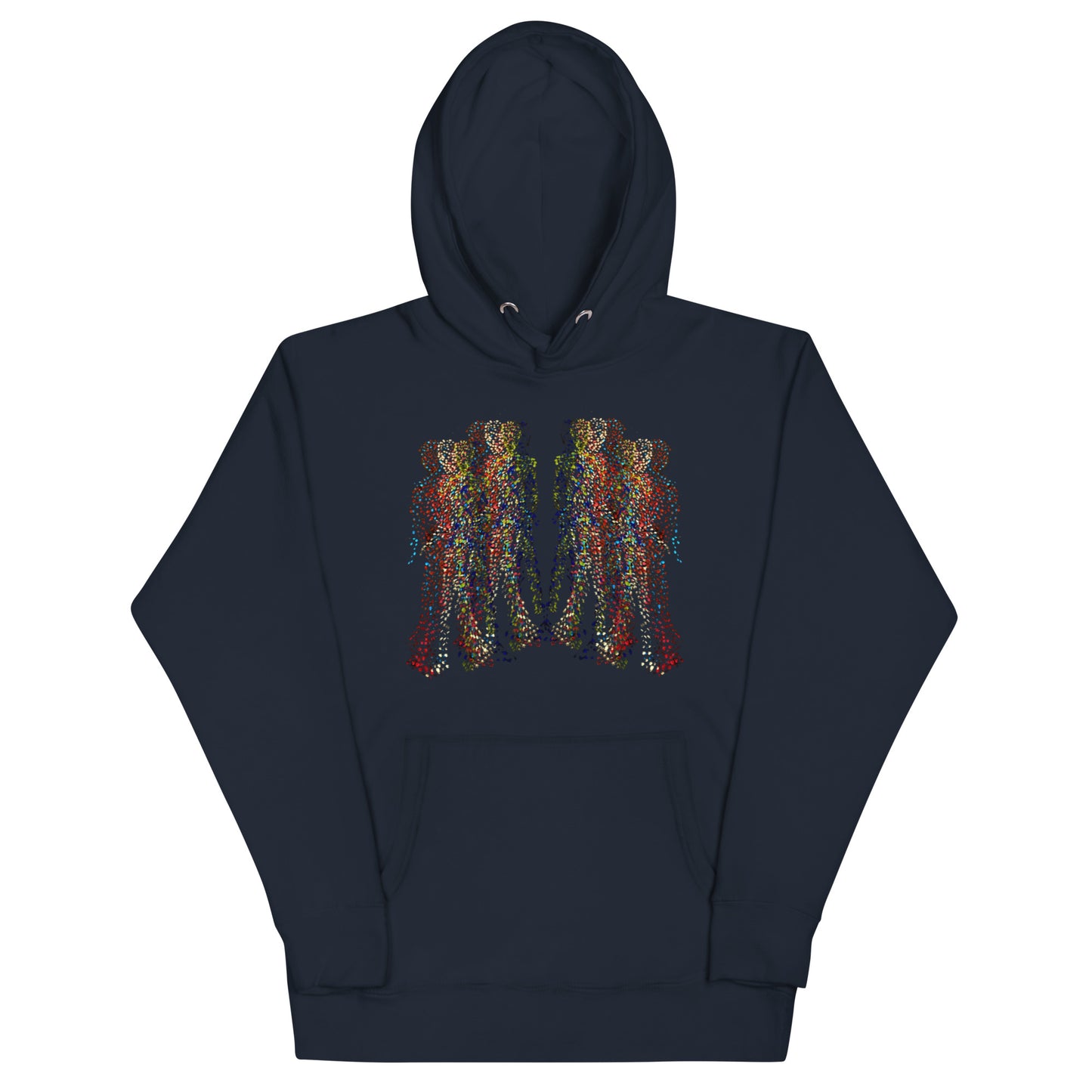 Multi-Dimensional Unisex Hoodie