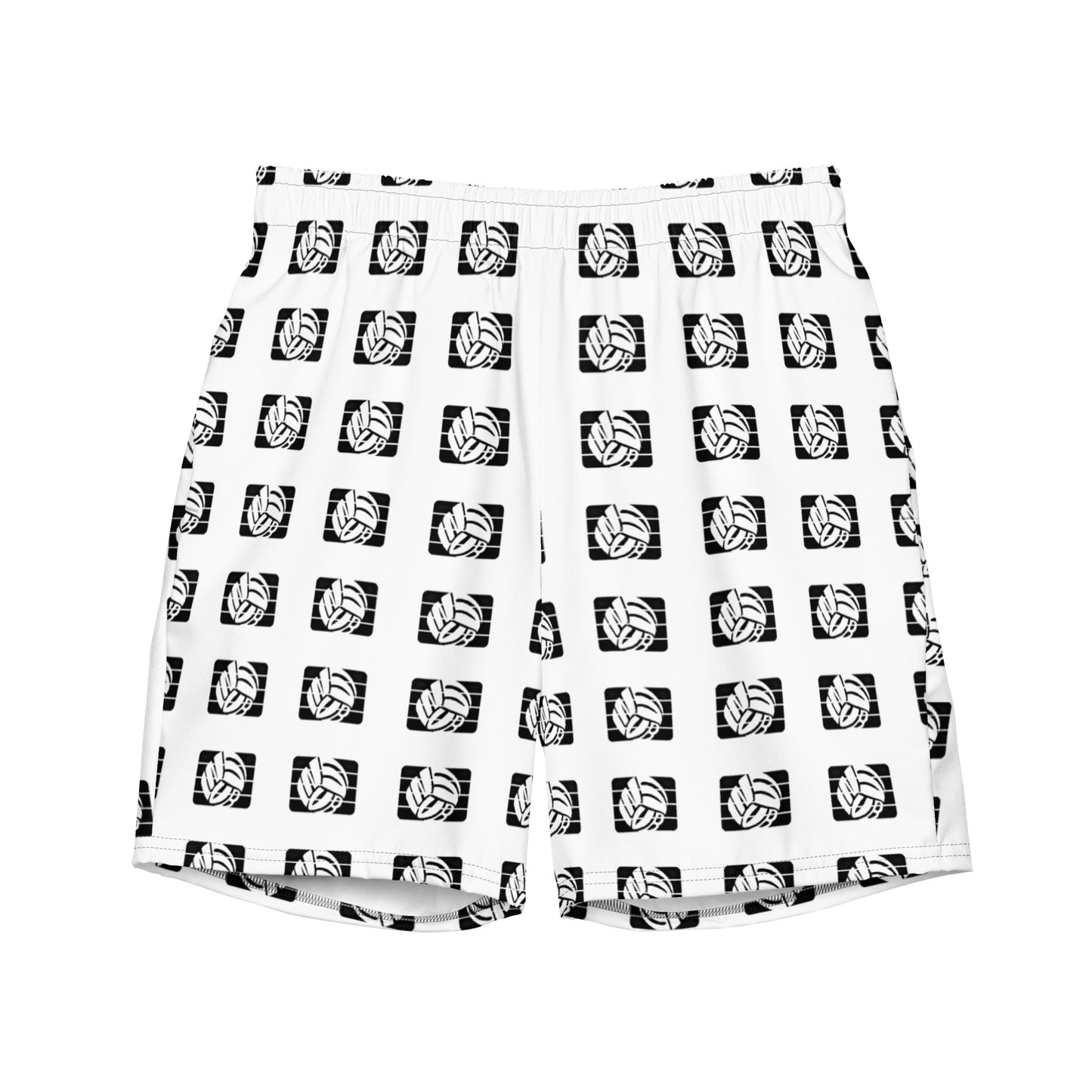 NSVB Swimwear Men' B/W LOGO swim trunks